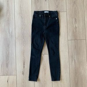 Madewell Petite 10" High-Rise Skinny Jeans in Carbondale Wash